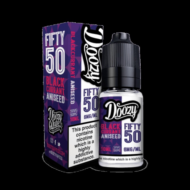 Doozy Vape 50/50 Blackcurrant Aniseed