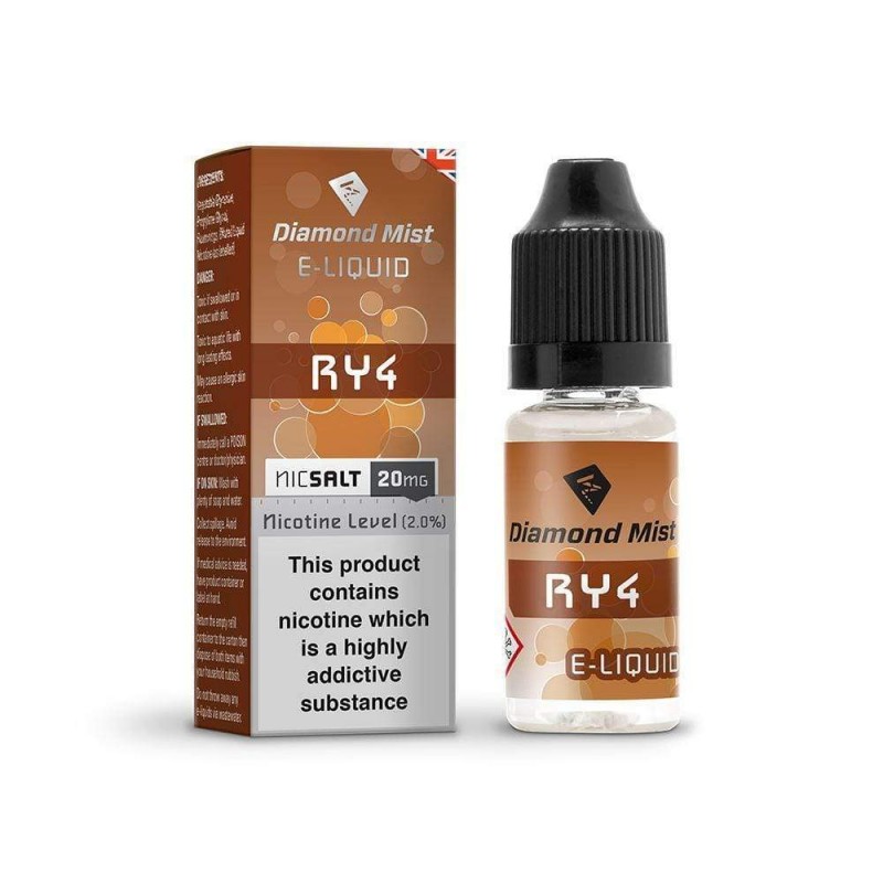 Diamond Mist RY4 Tobacco Nic Salt